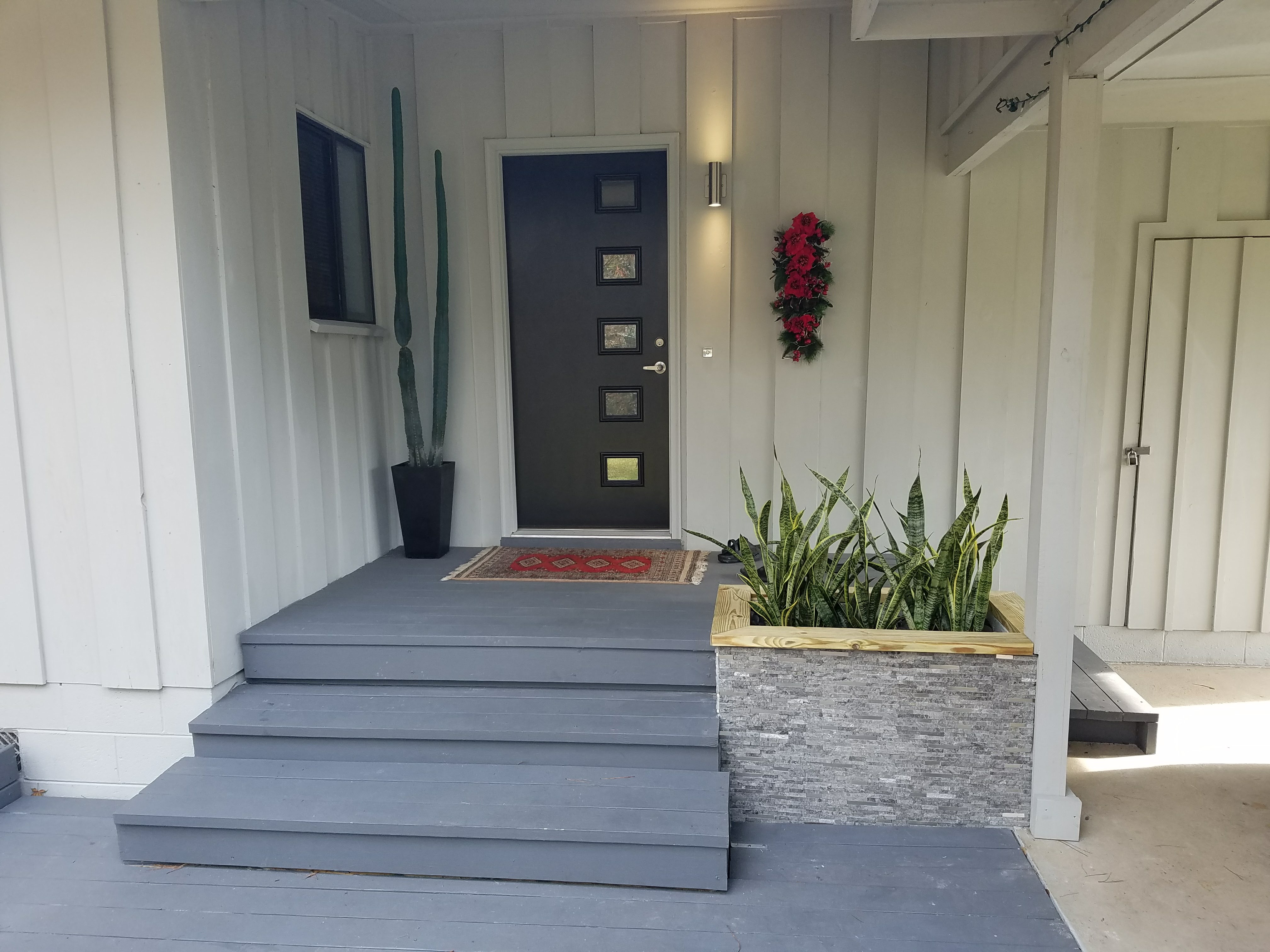 Front Porch and Planter